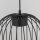 Pendelleuchte Metall Schwarz GX53 rund Ø25 cm Draht