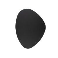 Wandlampe indirekt 3-flammig Schwarz Metall G9 H:37 cm