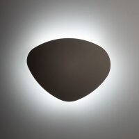 Wandlampe indirekt 3-flammig Metall Braun G9 H:37 cm