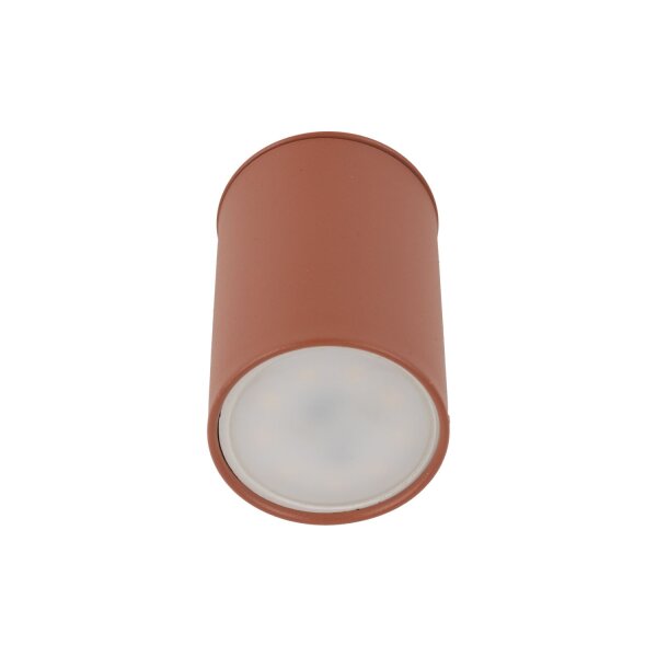 Deckenspot Metall Kaminrot GU10 Ø5 cm Modern dekorativ