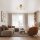 Deckenlampe Stoff Holz Grau E27 B:49 cm Skandinavisch