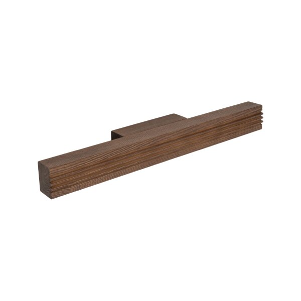 LED Wandleuchte Holz Nuss 3000K Schwarz L:45,5 cm