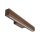 LED Wandleuchte Holz Nuss 3000K Schwarz L:45,5 cm