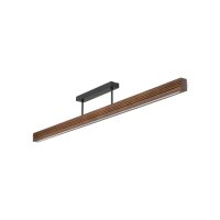 LED Deckenleuchte Holz Nuss 3000K L:120,5 cm Modern