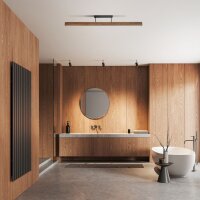 LED Deckenleuchte Holz Nuss 3000K L:120,5 cm Modern