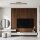 LED Deckenleuchte Holz Nuss 3000K L:120,5 cm Modern