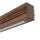 LED Deckenleuchte Holz Nuss 3000K L:120,5 cm Modern
