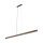 LED Pendelleuchte Holz Nuss 3000K L:160,5 cm Modern