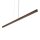 LED Pendelleuchte Holz Nuss 3000K L:160,5 cm Modern