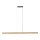 LED Pendelleuchte Holz Kiefer Schwarz 3000K 160,5 cm