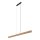 LED Pendelleuchte Holz Kiefer Metall 3000K 24W 120,5 cm