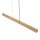 LED Pendelleuchte Holz Kiefer Metall 3000K 24W 120,5 cm