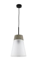 H&auml;ngeleuchte Schwarz Wei&szlig; Holz ARAVAE Lampe K&uuml;che
