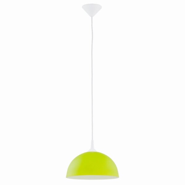 Pendelleuchte Glas Grün E27 L:30 cm Schirm dekorativ