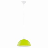 Pendelleuchte Glas Gr&uuml;n E27 L:30 cm Schirm dekorativ