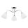 Deckenlampe blendarm 3-flammig Glas Chrom E27 B:58 cm