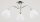 Deckenlampe blendarm 3-flammig Glas Chrom E27 B:58 cm