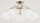 Deckenlampe 5-flammig Glas Metall Messing E27 B:61 cm
