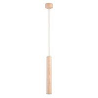 H&auml;ngelampe Holz GU10 B:8,5 cm wohnlich Skandinavisch