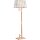 Stehleuchte blendarm Holz Stoff E27 L:45 cm wohnlich