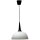 Pendelleuchte blendarm Glas Wei&szlig; E27 L:30 cm Schirm