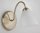 Wandleuchte Messing Metall Glas E27 B:20 cm dekorativ