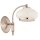 Wandlampe Gold Metall Glas E27 B:20 cm Modern dekorativ