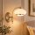 Wandlampe Gold Metall Glas E27 B:20 cm Modern dekorativ