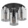 Deckenlampe 3-flammig Glas Rauchglas E27 B:36 cm Modern