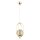 H&auml;ngelampe blendarm Glas Gold Bernstein E14 L:18,5 cm