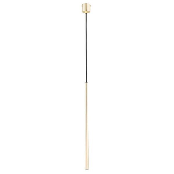 Hängelampe Metall Gold G9 Ø5,2 cm Zylinder dekorativ