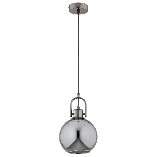 Pendelleuchte Rauchglas E27 L:20 cm Modern dekorativ