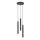 Pendelleuchte 3-flammig Metall Schwarz G9 L:19,5 cm