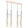 H&auml;ngelampe Holz Natur 4-flmg E27 L:63 cm Skandinavisch