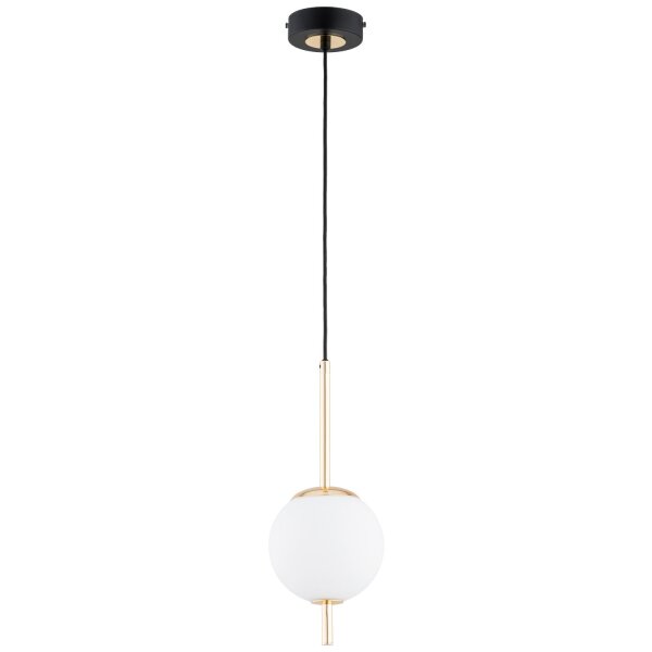 Hängelampe Glas Schwarz E14 L:15 cm Modern dekorativ