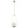 Pendelleuchte Glas Gold E14 L:18 cm Modern dekorativ