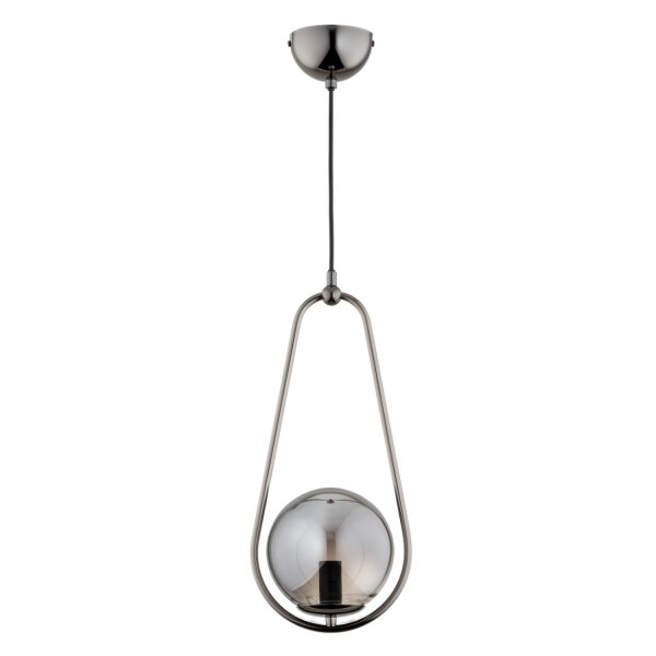 Pendelleuchte blendarm Rauchglas E14 18 cm dekorativ