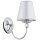 Wandleuchte Stoff Chrom E14 B:15 cm Modern dekorativ
