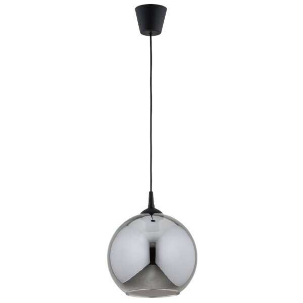 Pendelleuchte Rauchglas E27 L:25 cm Modern dekorativ
