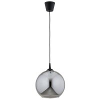Pendelleuchte Rauchglas E27 L:25 cm Modern dekorativ