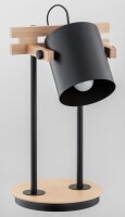 Tischlampe schwenkbar E27 B:21 cm wohnlich dekorativ