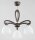 Deckenlampe blendarm 3-flammig Holz Braun E27 L:45 cm
