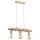 Hängelampe Skandinavisch 3-flammig Holz Natur E27 13 cm