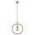 H&auml;ngelampe Holz Natur E27 L:27,5 cm Modern dekorativ