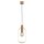 H&auml;ngelampe Holz Natur E27 L:18,5 cm Modern dekorativ