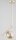 Deckenlampe Glas Gold Bernstein E14 L:24 cm wohnlich