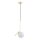 Hängelampe blendarm Metall Glas Gold E14 26 cm Modern