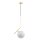 Pendelleuchte blendarm Glas Gold E27 25 cm dekorativ