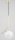 Pendelleuchte blendarm Glas Gold E27 25 cm dekorativ