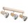 Deckenspot flexibel 3-flammig Metall Chrom E27 54 cm